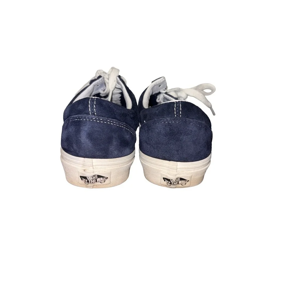 Vans Old Skool Deep Twilight Blue Skate Grunge M7.5/W9 HEIQ Eco Dry Water Repel
